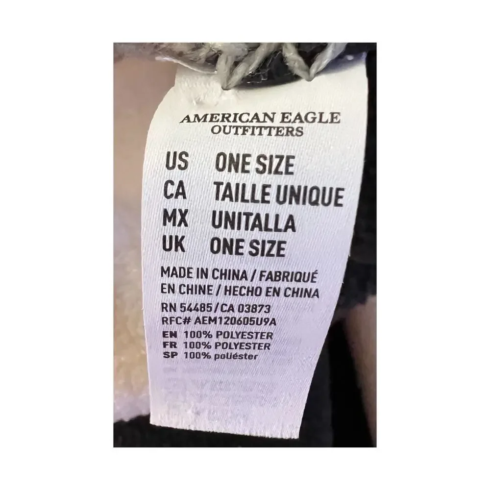 American Eagle Fleece Blanket Logo Red Blue 2015 Throw Blanket 48